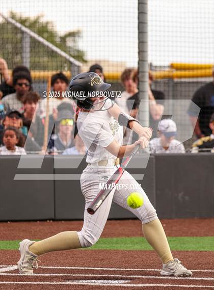 Thumbnail 2 in Trinity @ Plano East (UIL 6A D1 Girls Softball Regional Semi-Final) photogallery.