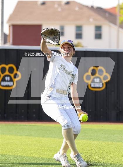 Thumbnail 2 in Trinity @ Plano East (UIL 6A D1 Girls Softball Regional Semi-Final) photogallery.