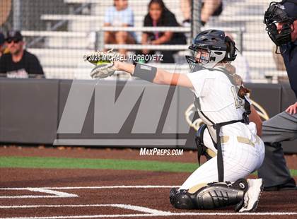 Thumbnail 3 in Trinity @ Plano East (UIL 6A D1 Girls Softball Regional Semi-Final) photogallery.