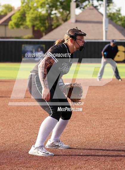 Thumbnail 2 in Trinity @ Plano East (UIL 6A D1 Girls Softball Regional Semi-Final) photogallery.
