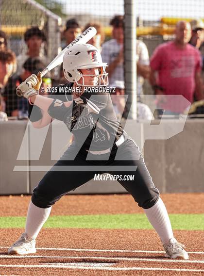 Thumbnail 2 in Trinity @ Plano East (UIL 6A D1 Girls Softball Regional Semi-Final) photogallery.