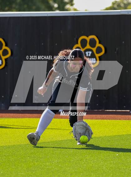 Thumbnail 1 in Trinity @ Plano East (UIL 6A D1 Girls Softball Regional Semi-Final) photogallery.