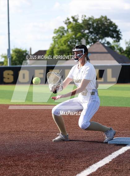 Thumbnail 1 in Trinity @ Plano East (UIL 6A D1 Girls Softball Regional Semi-Final) photogallery.