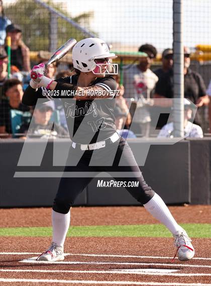 Thumbnail 3 in Trinity @ Plano East (UIL 6A D1 Girls Softball Regional Semi-Final) photogallery.