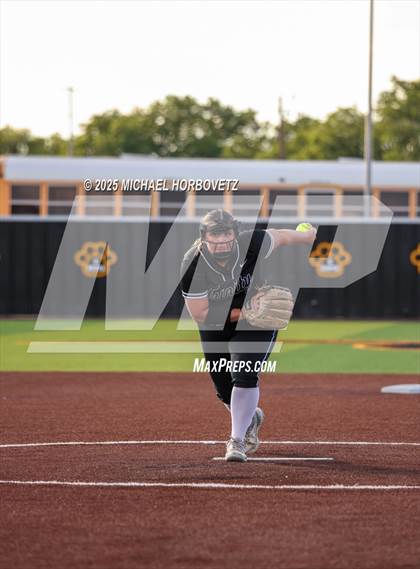 Thumbnail 3 in Trinity @ Plano East (UIL 6A D1 Girls Softball Regional Semi-Final) photogallery.