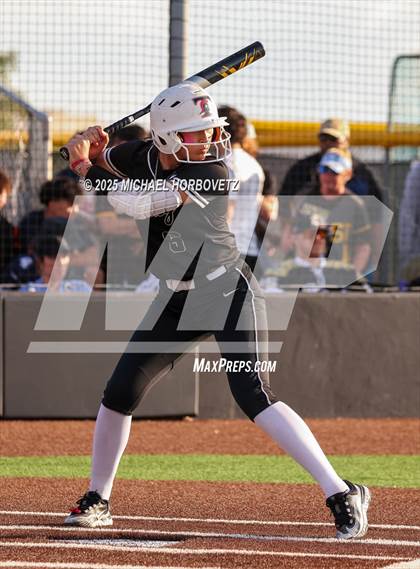 Thumbnail 3 in Trinity @ Plano East (UIL 6A D1 Girls Softball Regional Semi-Final) photogallery.