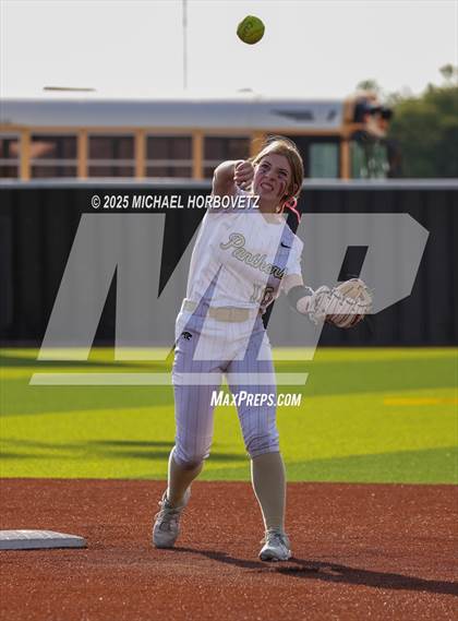 Thumbnail 2 in Trinity @ Plano East (UIL 6A D1 Girls Softball Regional Semi-Final) photogallery.