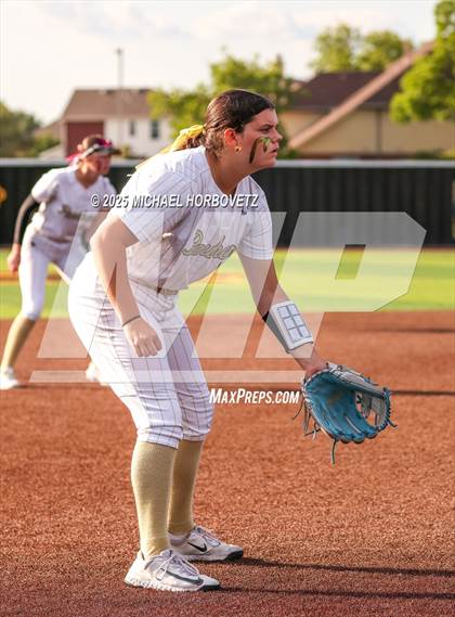 Thumbnail 2 in Trinity @ Plano East (UIL 6A D1 Girls Softball Regional Semi-Final) photogallery.