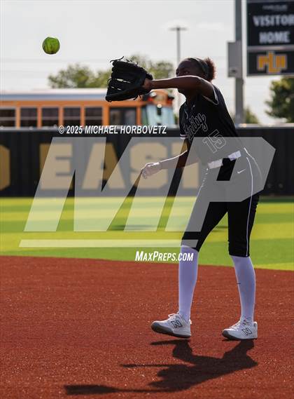 Thumbnail 1 in Trinity @ Plano East (UIL 6A D1 Girls Softball Regional Semi-Final) photogallery.