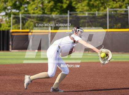 Thumbnail 2 in Trinity @ Plano East (UIL 6A D1 Girls Softball Regional Semi-Final) photogallery.