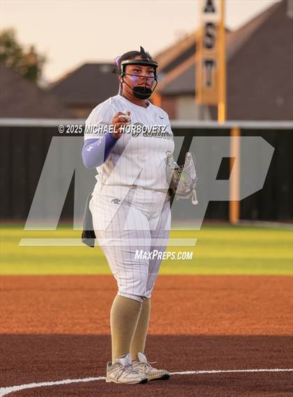 Thumbnail 1 in Trinity @ Plano East (UIL 6A D1 Girls Softball Regional Semi-Final) photogallery.