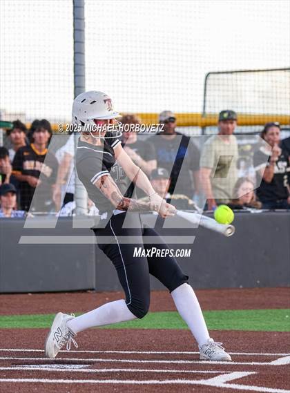 Thumbnail 3 in Trinity @ Plano East (UIL 6A D1 Girls Softball Regional Semi-Final) photogallery.
