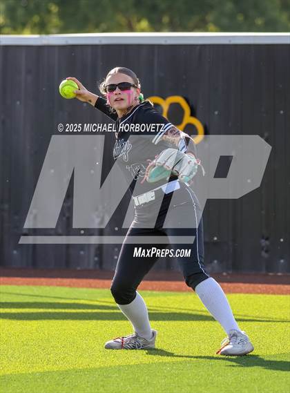 Thumbnail 1 in Trinity @ Plano East (UIL 6A D1 Girls Softball Regional Semi-Final) photogallery.