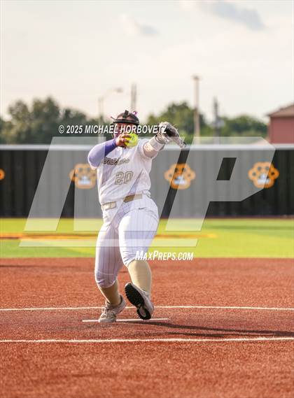 Thumbnail 1 in Trinity @ Plano East (UIL 6A D1 Girls Softball Regional Semi-Final) photogallery.