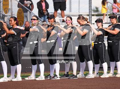 Thumbnail 1 in Trinity @ Plano East (UIL 6A D1 Girls Softball Regional Semi-Final) photogallery.