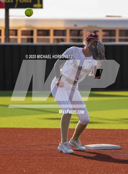 Thumbnail 2 in Trinity @ Plano East (UIL 6A D1 Girls Softball Regional Semi-Final) photogallery.