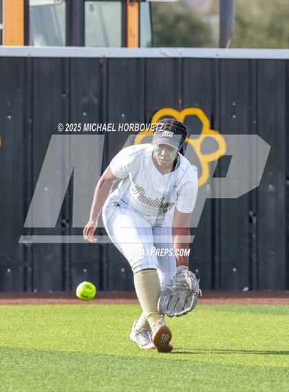 Thumbnail 1 in Trinity @ Plano East (UIL 6A D1 Girls Softball Regional Semi-Final) photogallery.