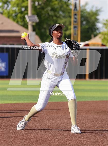 Thumbnail 2 in Trinity @ Plano East (UIL 6A D1 Girls Softball Regional Semi-Final) photogallery.