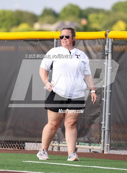 Thumbnail 2 in Trinity @ Plano East (UIL 6A D1 Girls Softball Regional Semi-Final) photogallery.