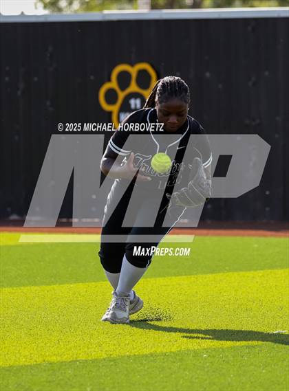 Thumbnail 2 in Trinity @ Plano East (UIL 6A D1 Girls Softball Regional Semi-Final) photogallery.