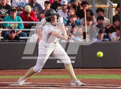 Thumbnail 2 in Trinity @ Plano East (UIL 6A D1 Girls Softball Regional Semi-Final) photogallery.