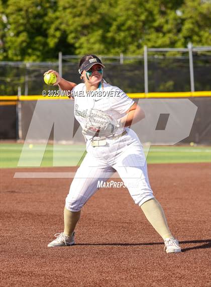 Thumbnail 3 in Trinity @ Plano East (UIL 6A D1 Girls Softball Regional Semi-Final) photogallery.