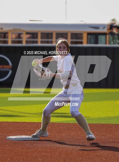 Thumbnail 1 in Trinity @ Plano East (UIL 6A D1 Girls Softball Regional Semi-Final) photogallery.
