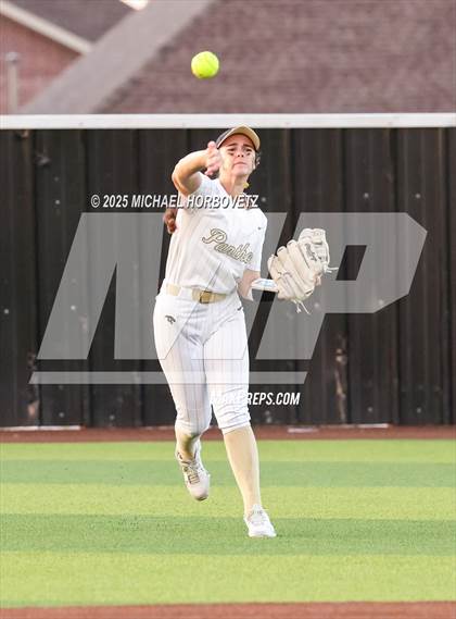 Thumbnail 3 in Trinity @ Plano East (UIL 6A D1 Girls Softball Regional Semi-Final) photogallery.