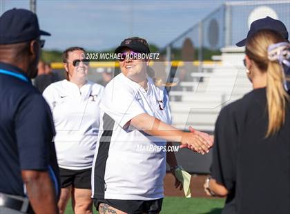 Thumbnail 3 in Trinity @ Plano East (UIL 6A D1 Girls Softball Regional Semi-Final) photogallery.