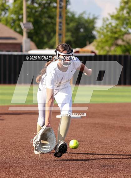 Thumbnail 2 in Trinity @ Plano East (UIL 6A D1 Girls Softball Regional Semi-Final) photogallery.