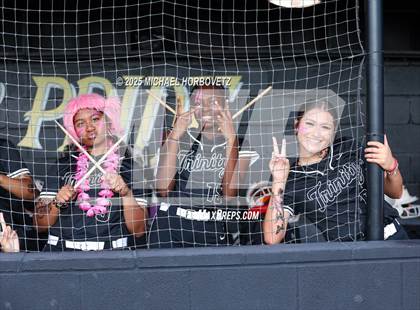 Thumbnail 2 in Trinity @ Plano East (UIL 6A D1 Girls Softball Regional Semi-Final) photogallery.