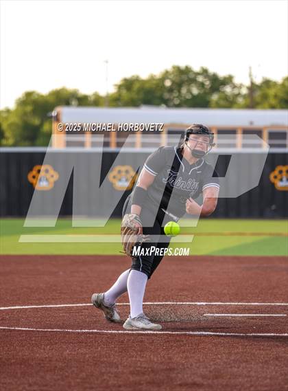 Thumbnail 3 in Trinity @ Plano East (UIL 6A D1 Girls Softball Regional Semi-Final) photogallery.
