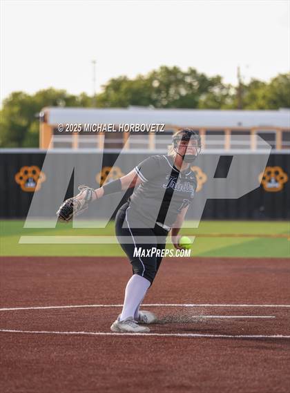 Thumbnail 2 in Trinity @ Plano East (UIL 6A D1 Girls Softball Regional Semi-Final) photogallery.