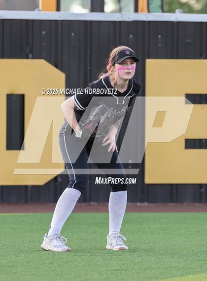 Thumbnail 3 in Trinity @ Plano East (UIL 6A D1 Girls Softball Regional Semi-Final) photogallery.