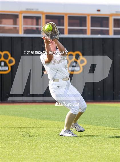 Thumbnail 3 in Trinity @ Plano East (UIL 6A D1 Girls Softball Regional Semi-Final) photogallery.