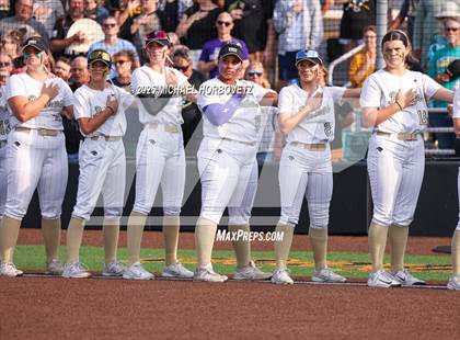 Thumbnail 3 in Trinity @ Plano East (UIL 6A D1 Girls Softball Regional Semi-Final) photogallery.