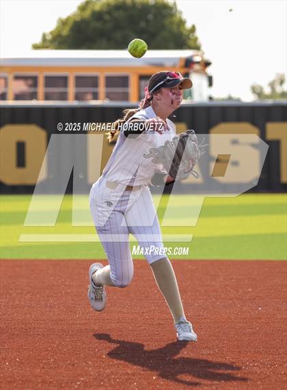 Thumbnail 2 in Trinity @ Plano East (UIL 6A D1 Girls Softball Regional Semi-Final) photogallery.