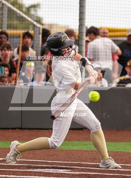 Thumbnail 2 in Trinity @ Plano East (UIL 6A D1 Girls Softball Regional Semi-Final) photogallery.