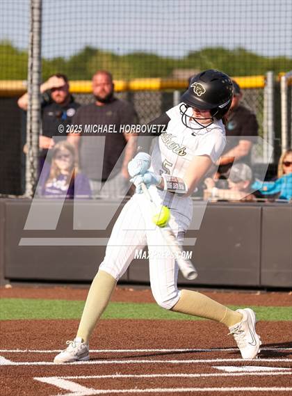 Thumbnail 3 in Trinity @ Plano East (UIL 6A D1 Girls Softball Regional Semi-Final) photogallery.