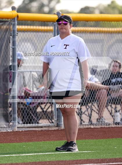 Thumbnail 3 in Trinity @ Plano East (UIL 6A D1 Girls Softball Regional Semi-Final) photogallery.