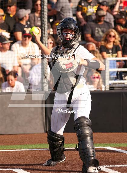 Thumbnail 1 in Trinity @ Plano East (UIL 6A D1 Girls Softball Regional Semi-Final) photogallery.
