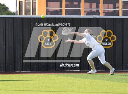 Thumbnail 2 in Trinity @ Plano East (UIL 6A D1 Girls Softball Regional Semi-Final) photogallery.