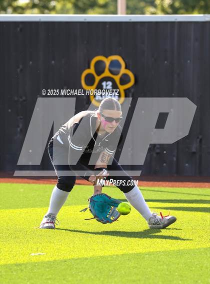 Thumbnail 3 in Trinity @ Plano East (UIL 6A D1 Girls Softball Regional Semi-Final) photogallery.