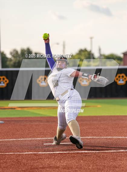 Thumbnail 3 in Trinity @ Plano East (UIL 6A D1 Girls Softball Regional Semi-Final) photogallery.