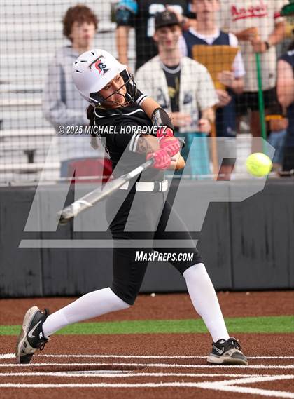 Thumbnail 2 in Trinity @ Plano East (UIL 6A D1 Girls Softball Regional Semi-Final) photogallery.