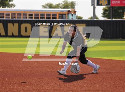 Thumbnail 2 in Trinity @ Plano East (UIL 6A D1 Girls Softball Regional Semi-Final) photogallery.