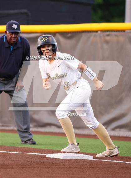 Thumbnail 2 in Trinity @ Plano East (UIL 6A D1 Girls Softball Regional Semi-Final) photogallery.