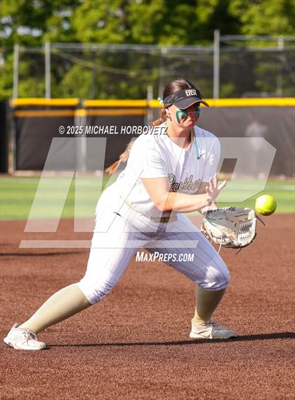 Thumbnail 2 in Trinity @ Plano East (UIL 6A D1 Girls Softball Regional Semi-Final) photogallery.