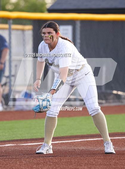 Thumbnail 2 in Trinity @ Plano East (UIL 6A D1 Girls Softball Regional Semi-Final) photogallery.