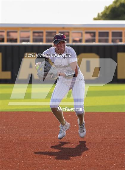 Thumbnail 3 in Trinity @ Plano East (UIL 6A D1 Girls Softball Regional Semi-Final) photogallery.